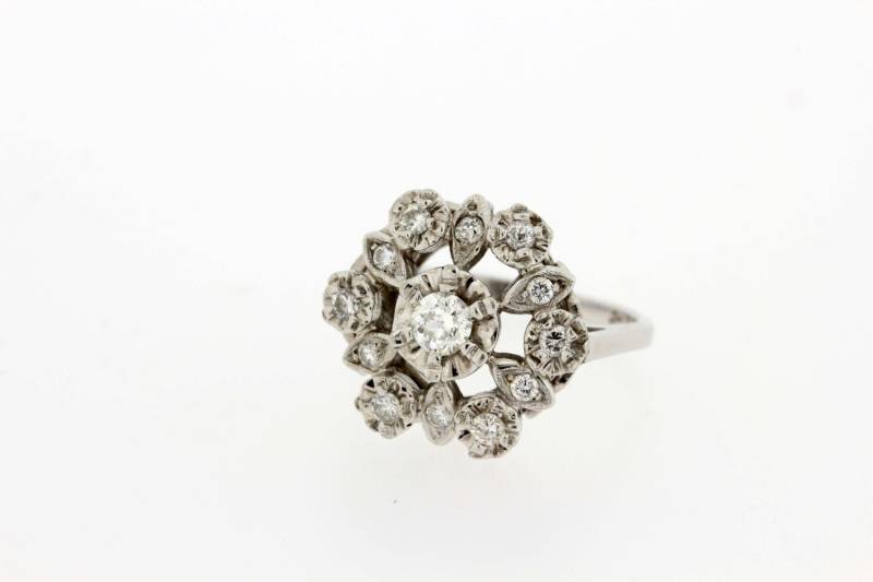 14K Diamant-Blumenring von timekeepersinclayton