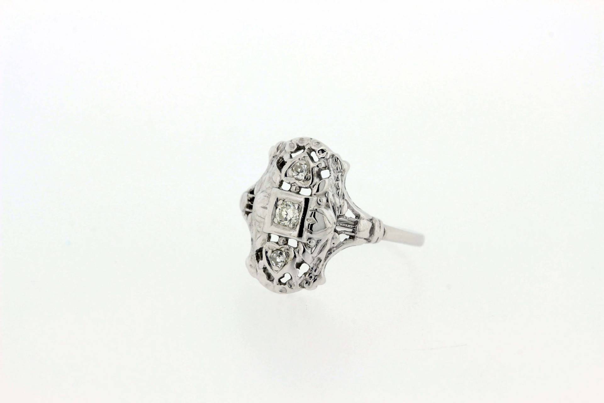 14K Gold Diamant Herzverlobungsring von timekeepersinclayton