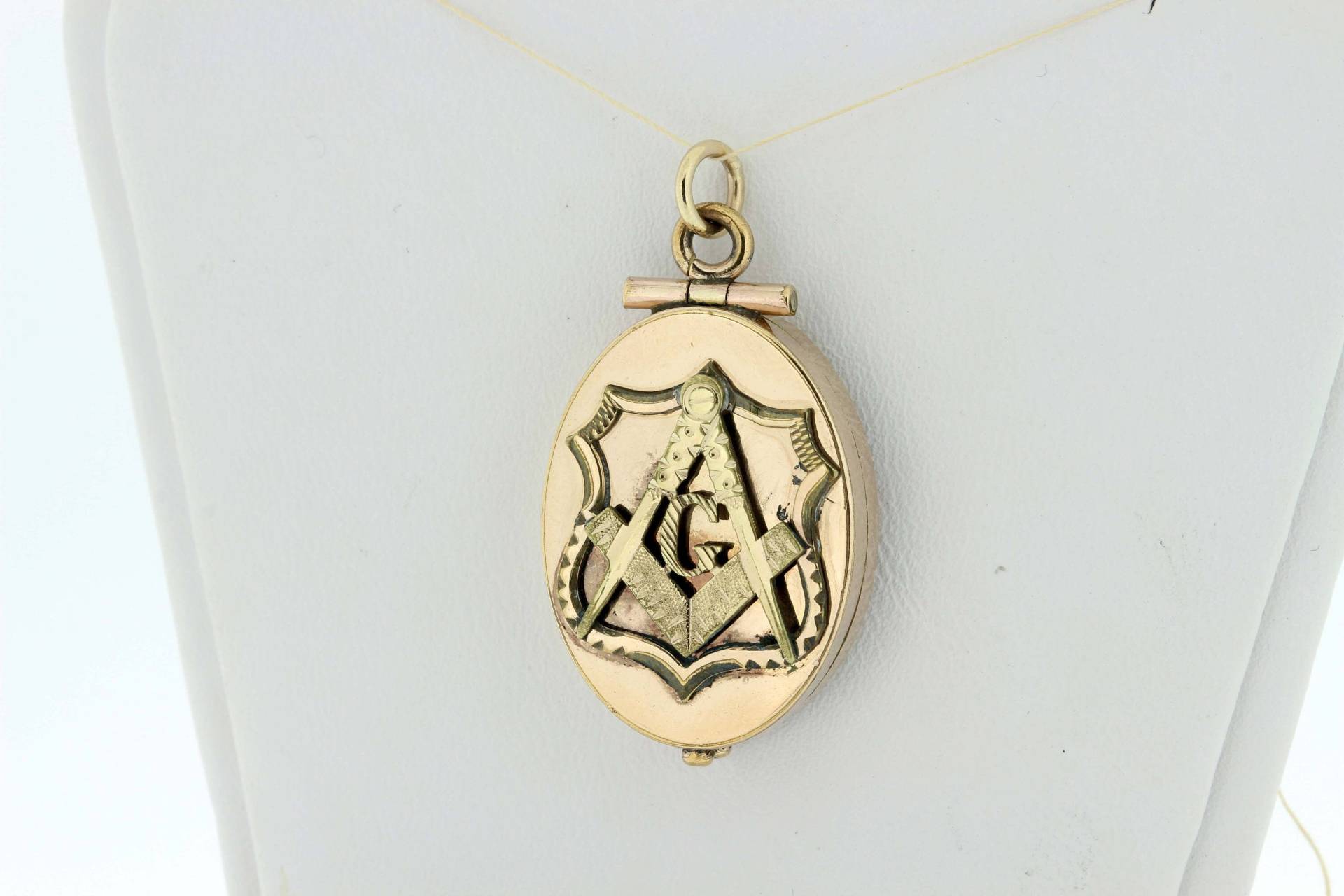 14K Goldfilled Freimaurer Taschenuhr Fob/Medaillon von timekeepersinclayton