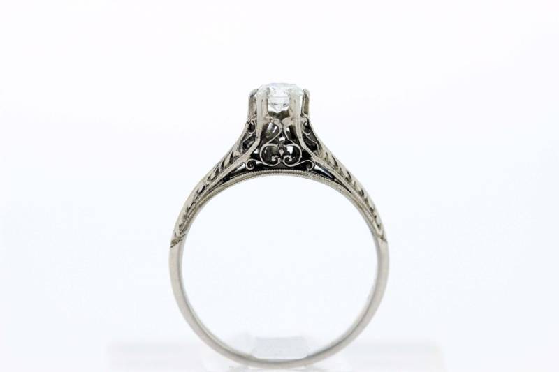 18K Gold Diamant Solitär-Ring von timekeepersinclayton