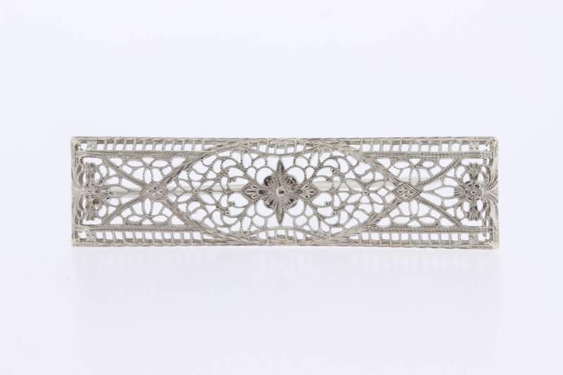 1920Er Jahre 10K Blumen Filigranbrosche von timekeepersinclayton