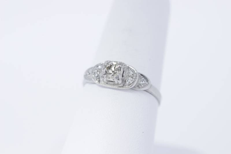 3-stufiger Diamant-Platin-Ring von timekeepersinclayton