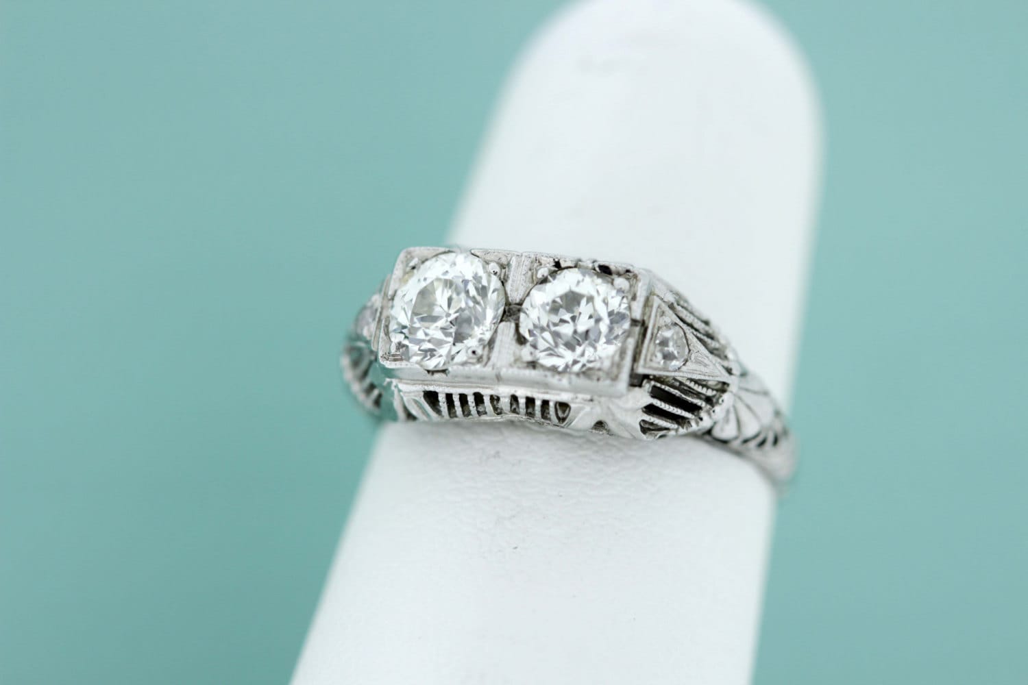 Diamantring Aus 14-Karätigem Weißgold Mit 1 Ctw von timekeepersinclayton