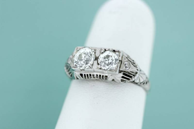 Diamantring Aus 14-Karätigem Weißgold Mit 1 Ctw von timekeepersinclayton