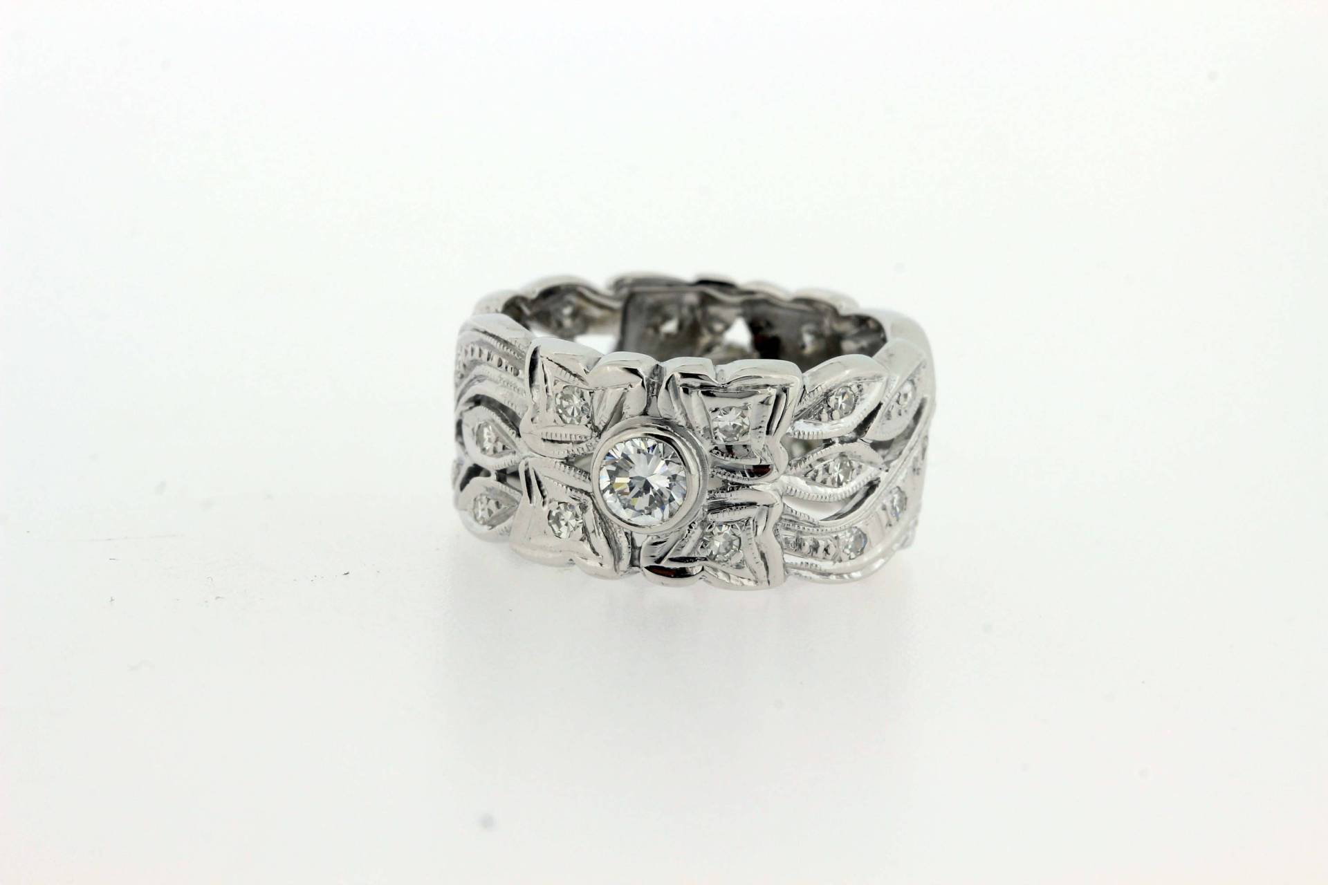 Floral Diamant Band Breit von timekeepersinclayton