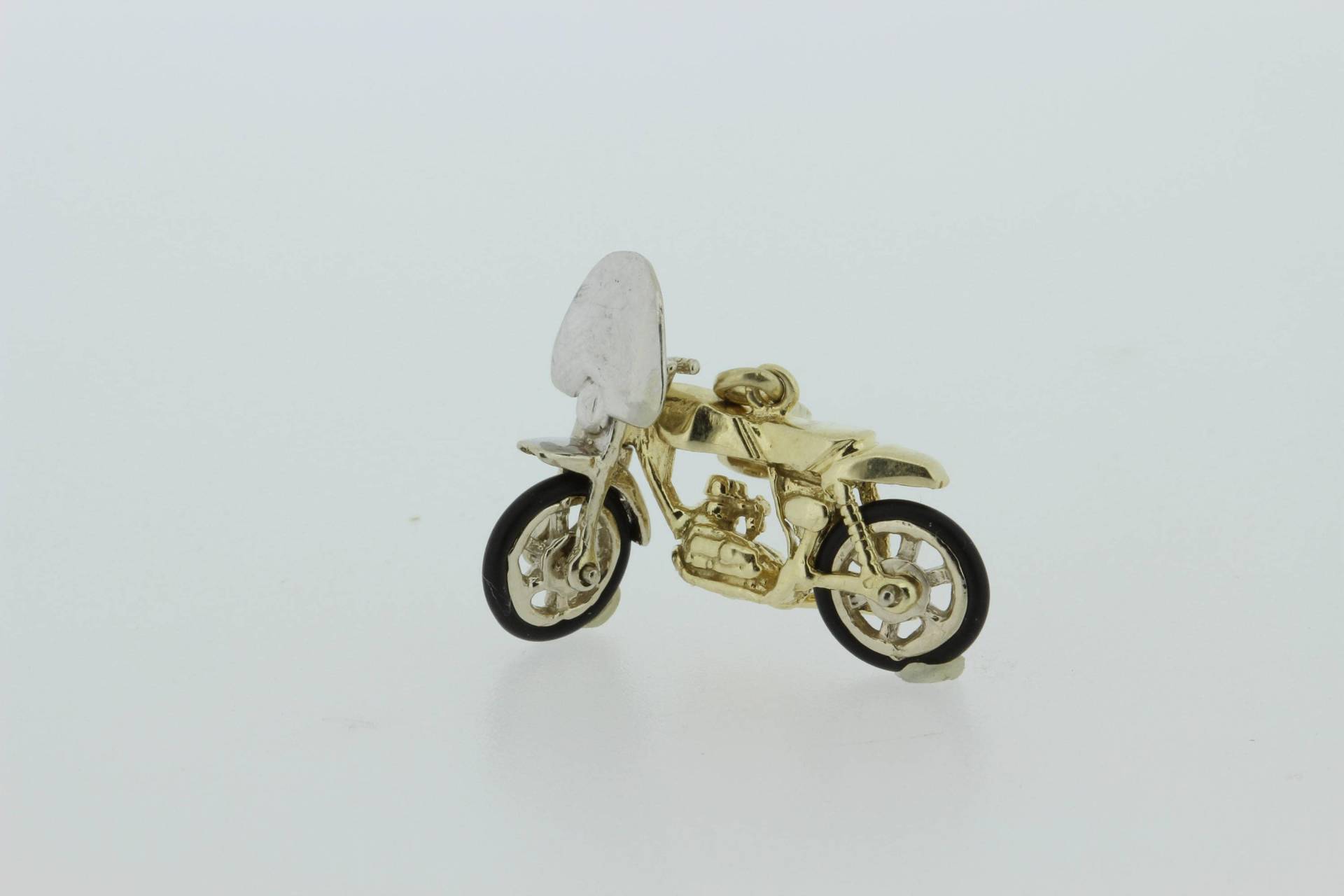 Motorrad Anhänger 14K Gold Mit Beweglichen Rädern von timekeepersinclayton