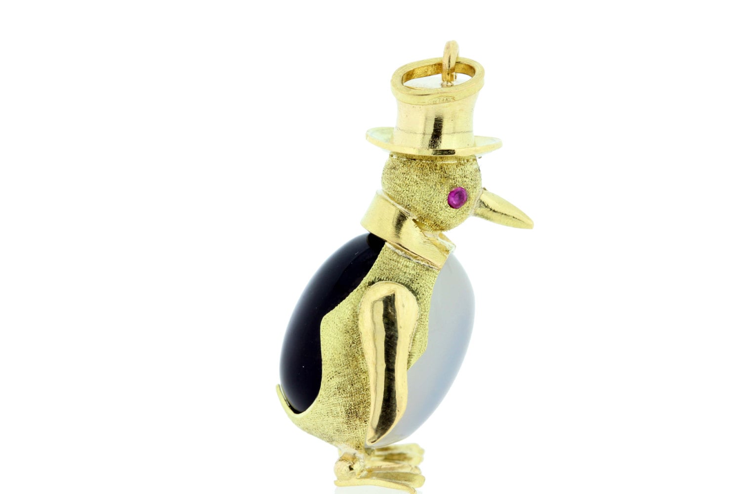 Pinguin-Anhänger Aus 18-Karätigem Gelbgold von timekeepersinclayton