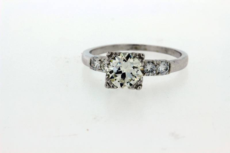 Platin 1, 54 Ct Vs1, L-Diamant-Ring von timekeepersinclayton