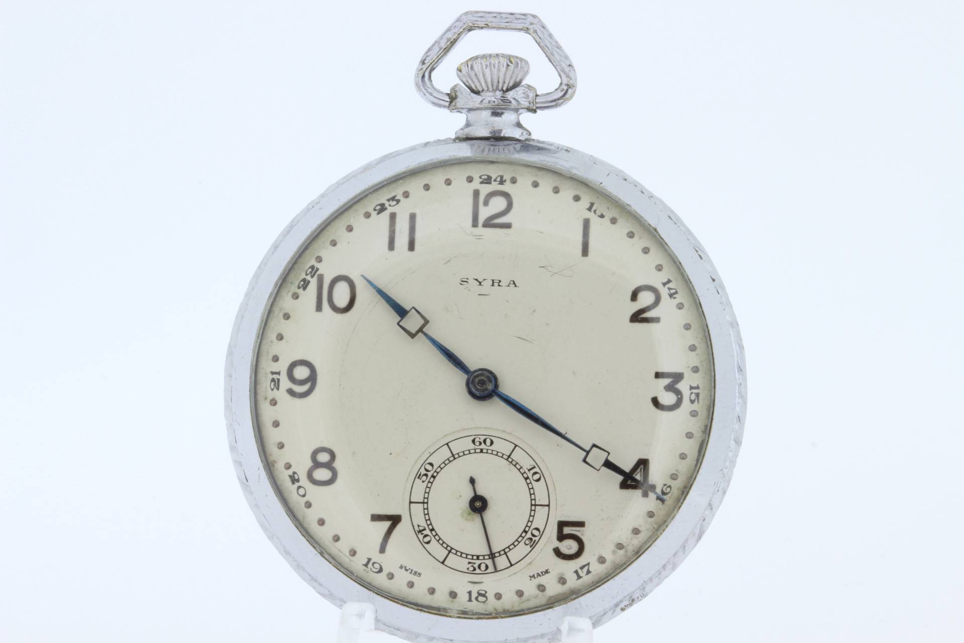 Syra Taschenuhr Swiss Made Uhr Weizen Graviert Motiv von timekeepersinclayton