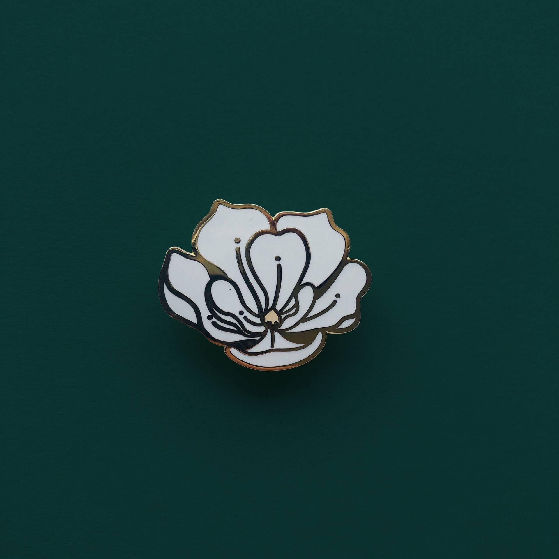 Magnolien Emaille Pin/Pflanzen Magnolien Emaille Pin/Pflanzen von timidlines