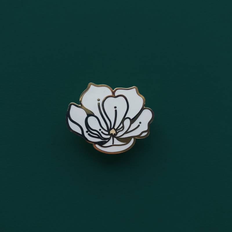 Magnolien Emaille Pin/Pflanzen Magnolien Emaille Pin/Pflanzen von timidlines
