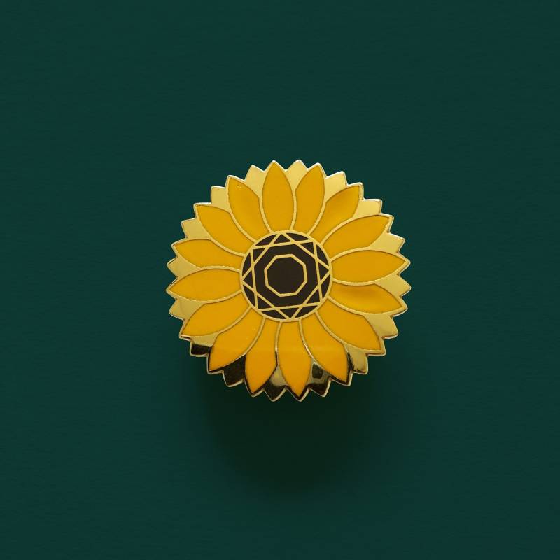 Sonnenblumen Emaille Pin/Anstecknadel Sonnenblumen Emaille Pin/Anstecknadel von timidlines