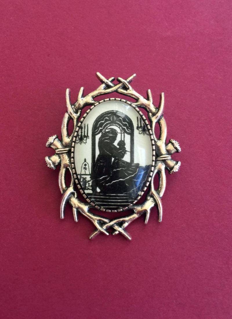 Schönheit Und Die Tier-Brosche - Silhouette Schmuck Schönheit Und Die Tier-Brosche - Silhouette Schmuck von tinatarnoff