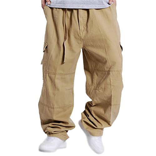 Cargohosen Herren Baggy Printed Jeans Hip Hop Teenager Junge Streetwear Y2K Hose Vintage Graffiti Drucken Loose Fit Denim Jeanshose Unisex Jeans mit Taschen von tinbarry