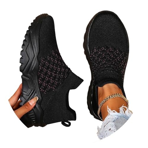 tinbarry Damen Turnschuhe Mesh Laufschuhe Sportschuhe Sneaker Atmungsaktiv Turnschuhe Running Tennis Schuhe Outdoor Walkingschuhe Freizeitschuhe von tinbarry