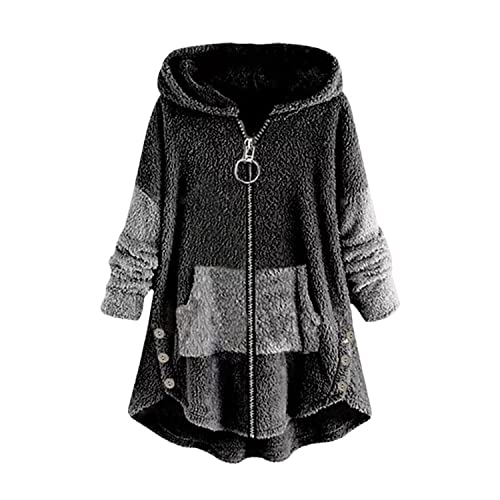 tinbarry Kapuzenpullover Damen Katze Druck Kuschelig Fleecepulli Große Größen Pullover Winter Warm Fleecejacke Teddy Jacke Lang Plüschjacke Sweatshirt Mit Kapuze Cute Wintermantel tinbarry Kapuzenpullover Damen Katze Druck Kuschelig Fleecepulli Große Größen Pullover Winter Warm Fleecejacke Teddy Jacke Lang Plüschjacke Sweatshirt Mit Kapuze Cute Wintermantel von tinbarry