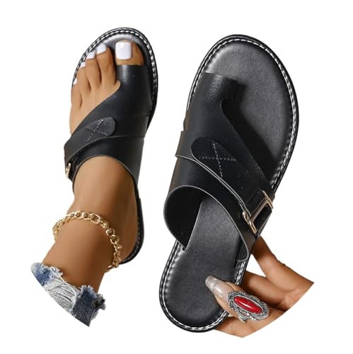 Sandalen Damen Sommer Big Toe Hallux Valgus Schuhe Orthopädische Sandalen Bequeme Hausschuhe Sommer Strandsandalen Mesh Sandaletten Pantolette von tinbarry
