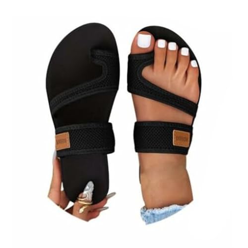 Sandalen Damen Sommer Big Toe Hallux Valgus Schuhe Orthopädische Sandalen Bequeme Hausschuhe Sommer Strandsandalen Mesh Sandaletten Pantolette von tinbarry