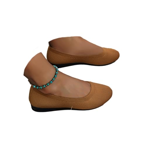 Ballerina Damen Sandalen Flache Schuhe Freizeitschuhe Stricken Sneaker Runde Zehe Schuhe Outdoor Shoes Walkingschuhe Ballerina Damen Sandalen Flache Schuhe Freizeitschuhe Stricken Sneaker Runde Zehe Schuhe Outdoor Shoes Walkingschuhe von tinetill