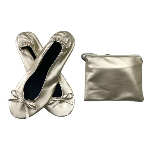 Ballerinas Damen Sandalen Flache Schuhe Tanzschuhe Freizeitschuhe Slip On Halbschuhe Elegant Sommerschuhe von tinetill