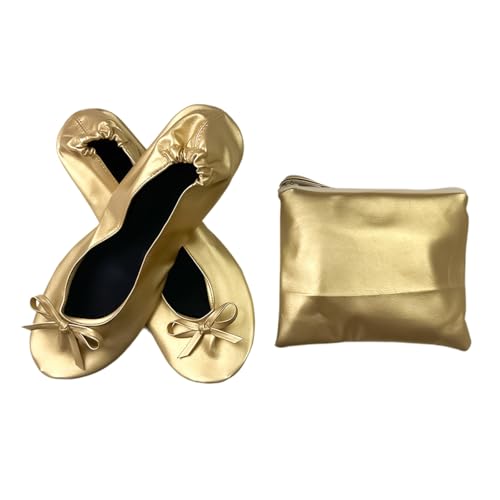 Ballerinas Damen Sandalen Flache Schuhe Tanzschuhe Freizeitschuhe Slip On Halbschuhe Elegant Sommerschuhe von tinetill