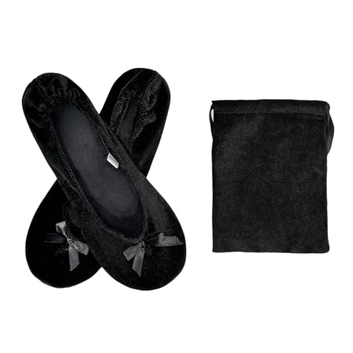 Ballerinas Damen Sandalen Flache Schuhe Tanzschuhe Freizeitschuhe Slip On Halbschuhe Elegant Sommerschuhe von tinetill
