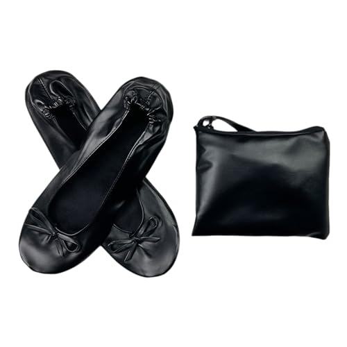 Ballerinas Damen Sandalen Flache Schuhe Tanzschuhe Freizeitschuhe Slip On Halbschuhe Elegant Sommerschuhe von tinetill