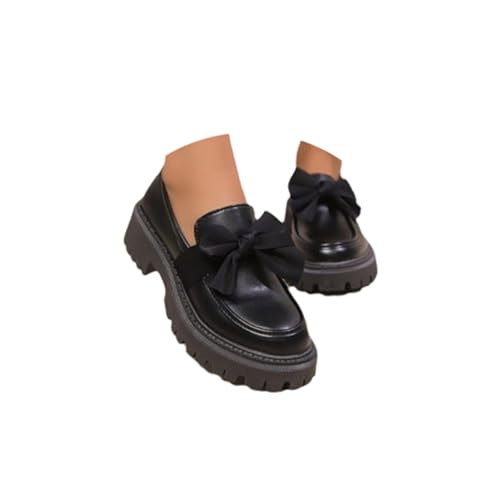 Mary Jane Damen Chunky Plateauschuhe Loafers Riemen Runde Zehe Lackschuhe Halbschuhe Vintage Schuhe Mit Bogen Mary Jane Damen Chunky Plateauschuhe Loafers Riemen Runde Zehe Lackschuhe Halbschuhe Vintage Schuhe Mit Bogen von tinetill