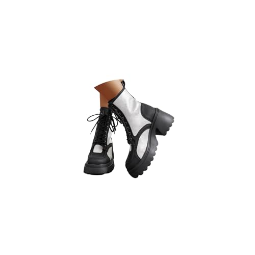 Winterstiefel Damen Winterschuhe Stiefeletten zum Schnüren Kurzschaft Schnürstiefel Gothic Vintage Stiefeletten Block Heel Schuhe Klassisch Stiefel Winterstiefel Damen Winterschuhe Stiefeletten zum Schnüren Kurzschaft Schnürstiefel Gothic Vintage Stiefeletten Block Heel Schuhe Klassisch Stiefel von tinetill