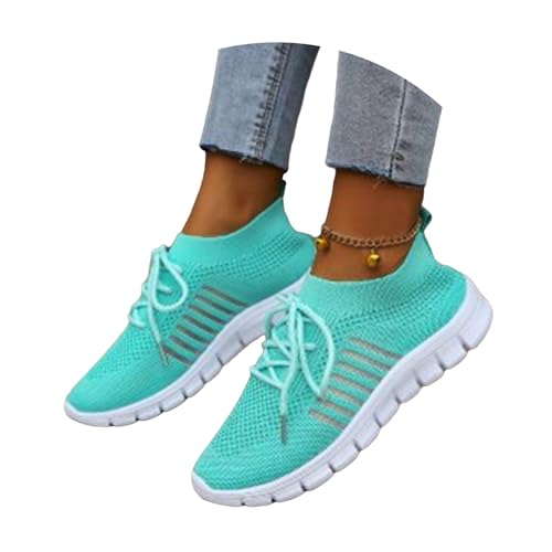 tinetill Damen Mesh Laufschuhe Turnschuhe Sneaker Schuhe Tennisschuhe Atmungsaktiv Walkingschuhe Outdoor Jogging Sportsschuhe Leichtgewichts Freizeitschuhe Straßenlaufschuhe Wanderschuhe von tinetill