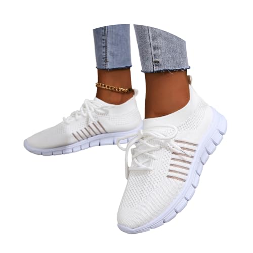 tinetill Damen Mesh Laufschuhe Turnschuhe Sneaker Schuhe Tennisschuhe Atmungsaktiv Walkingschuhe Outdoor Jogging Sportsschuhe Leichtgewichts Freizeitschuhe Straßenlaufschuhe Wanderschuhe von tinetill