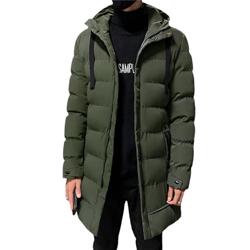 tinetill Daunenmantel Herren Lange Winterjacke Warm Pufferjacke Steppjacke mit Kapuze Parka Jacke Reißverschluss Verdicken Wintermantel Männer Thermojacke tinetill Daunenmantel Herren Lange Winterjacke Warm Pufferjacke Steppjacke mit Kapuze Parka Jacke Reißverschluss Verdicken Wintermantel Männer Thermojacke von tinetill