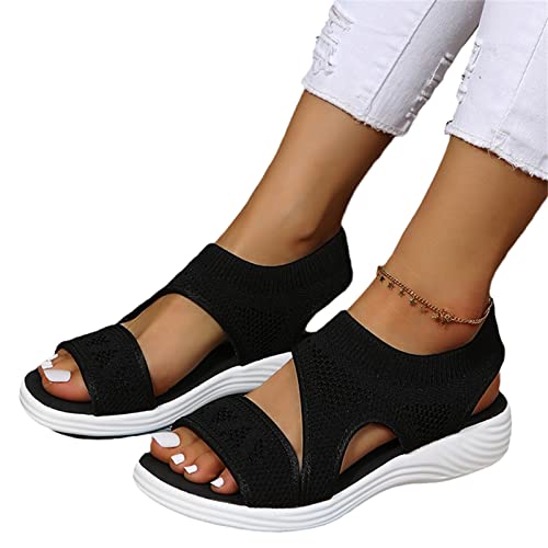 tinetill Sandalen Damen Elegant Sommerschuhe Fischmund Offene Zeh Sandaletten Frauen Freizeitschuhe Schuhe von tinetill