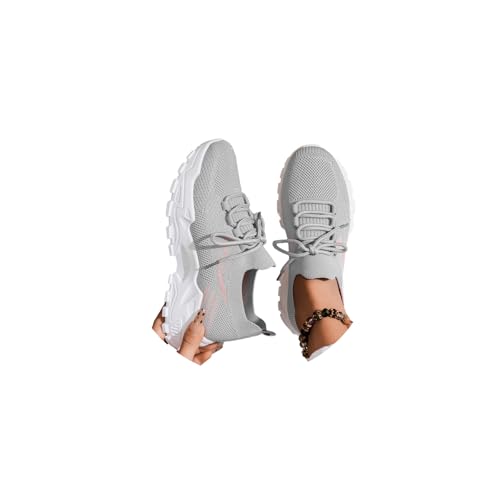 tinetill Turnschuhe Damen Mesh Laufschuhe Sportschuhe Sneaker Outdoor Straßenlaufschuhe Atmungsaktiv Tennisschuhe Slip on Freizeitschuhe von tinetill