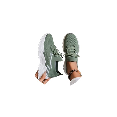 tinetill Turnschuhe Damen Mesh Laufschuhe Sportschuhe Sneaker Outdoor Straßenlaufschuhe Atmungsaktiv Tennisschuhe Slip on Freizeitschuhe von tinetill