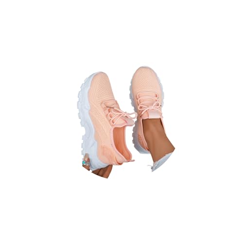 tinetill Turnschuhe Damen Mesh Laufschuhe Sportschuhe Sneaker Outdoor Straßenlaufschuhe Atmungsaktiv Tennisschuhe Slip on Freizeitschuhe von tinetill