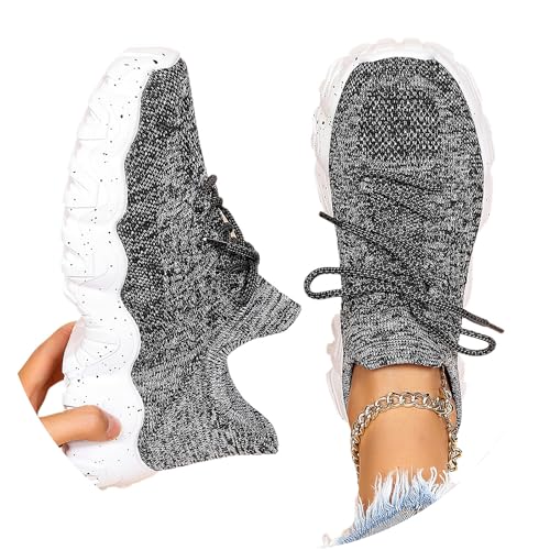 tinetill Turnschuhe Damen Mesh Laufschuhe Sportschuhe Sneaker Running Tennis Schuhe Outdoor Walkingschuhe Straßenlaufschuhe Atmungsaktiv Leichtgewichts von tinetill