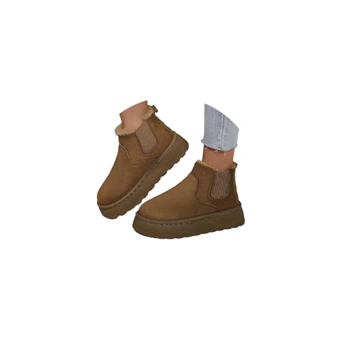 tinetill Winterstiefel Damen Winterschuhe Wasserdicht Warm Gefütterte Schneestiefel Winter Kurzschaft Stiefel Boots Outdoors Schuhe von tinetill