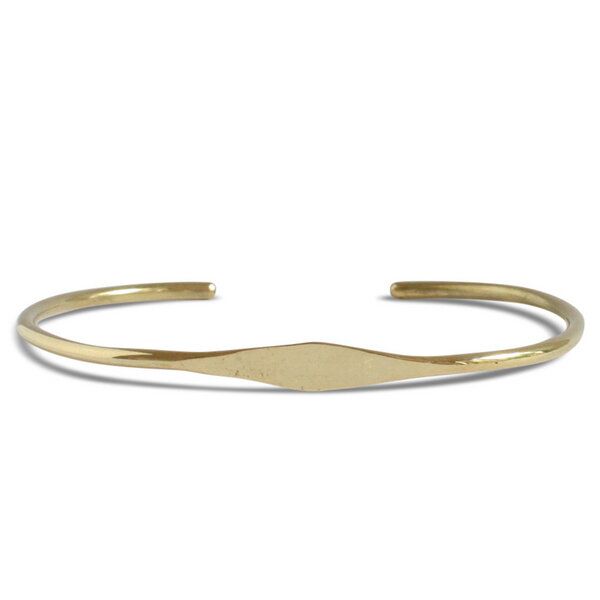 ting goods Armreif Flat Rhomb, Messing von ting goods