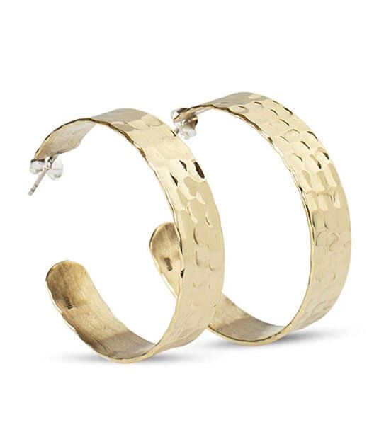 ting goods Creolen gehämmert, 38 mm von ting goods