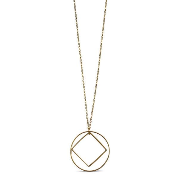 ting goods Halskette Shapes, Messing von ting goods