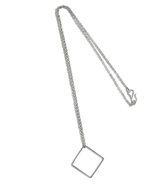 ting goods Halskette Single Shape aus Messing oder Silber von ting goods