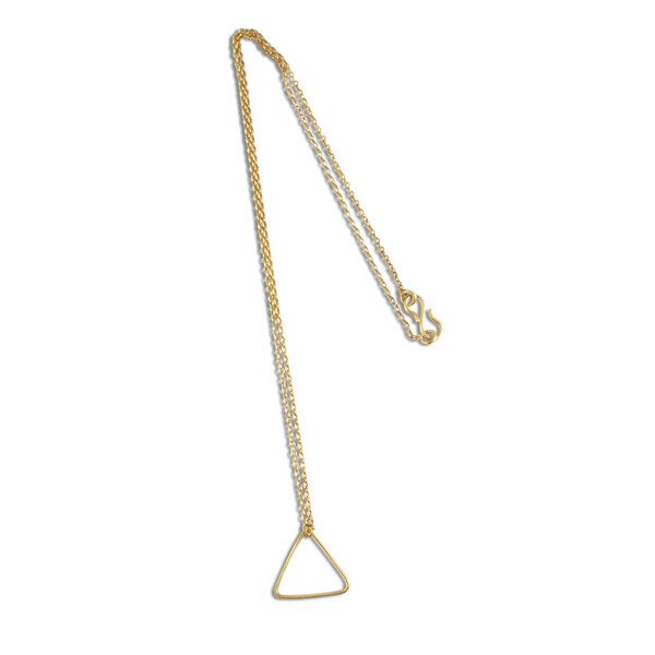 ting goods Halskette Single Shape aus Messing oder Silber von ting goods