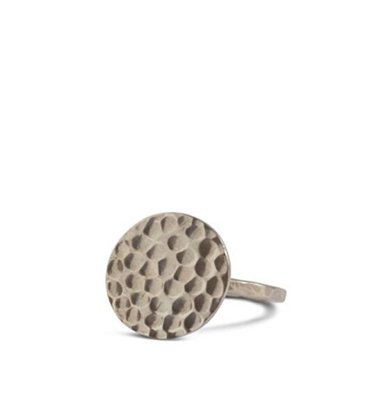 ting goods Ring gehämmert, Messing oder Sterling Silber von ting goods