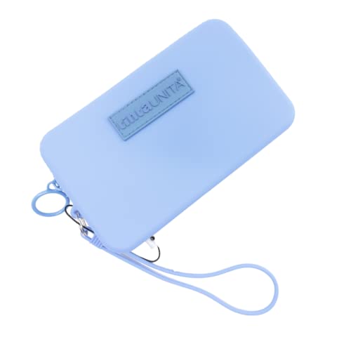 tinta unita Silikonbeutel mit großem Band, hellblau, Dekonstruiert von Tinta Unita