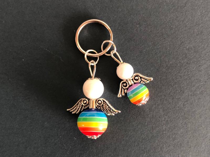 Mutter/Kind Schutzengel Schlüsselanhänger von tinylittlejoys