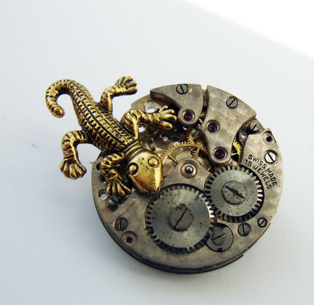 Uhrwerk Geckos Haben Klebrige Füße von tinyminds