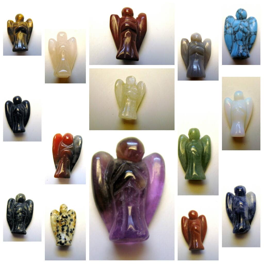 Schutzengel Stein Figur Handgeschnitzt Edelstein Totem Geist Tier Fetisch Perle Schutzengel Stein Figur Handgeschnitzt Edelstein Totem Geist Tier Fetisch Perle von tinyquirkz