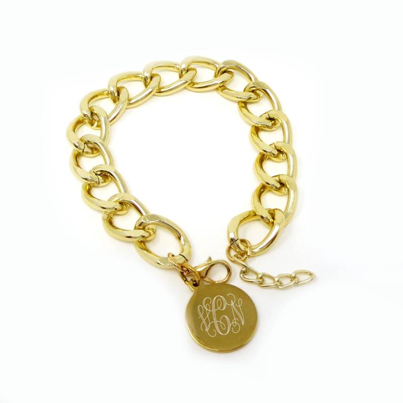 Personalisierte Monogrammiert Armband - Geschenke Für Frauen Gravierte Schmuck Brautjungfern Hochzeitsgeschenk Trauzeugin Weihnachten Muttertag von tiposcreations