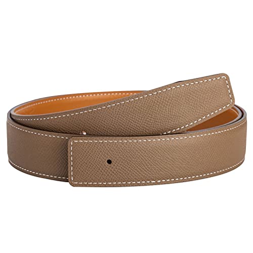 titiroa Herren/Damen Ersatzgurtband Rindsleder Echtleder Gürtel Khaki Breite 32MM Länge 105CM von titiroa